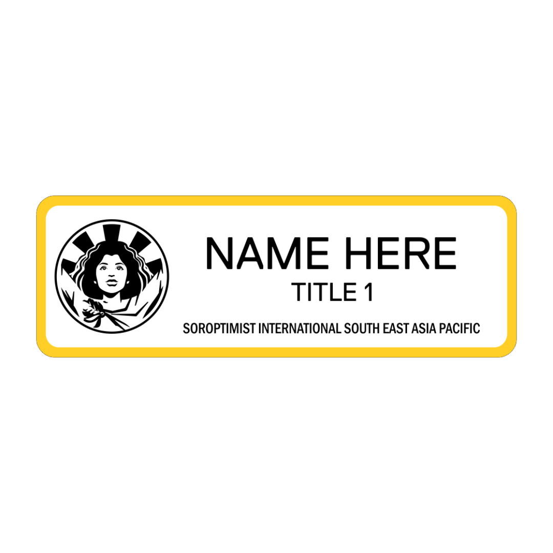 Name Badge Magnetic